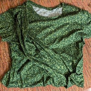 Green Anthropologie top!